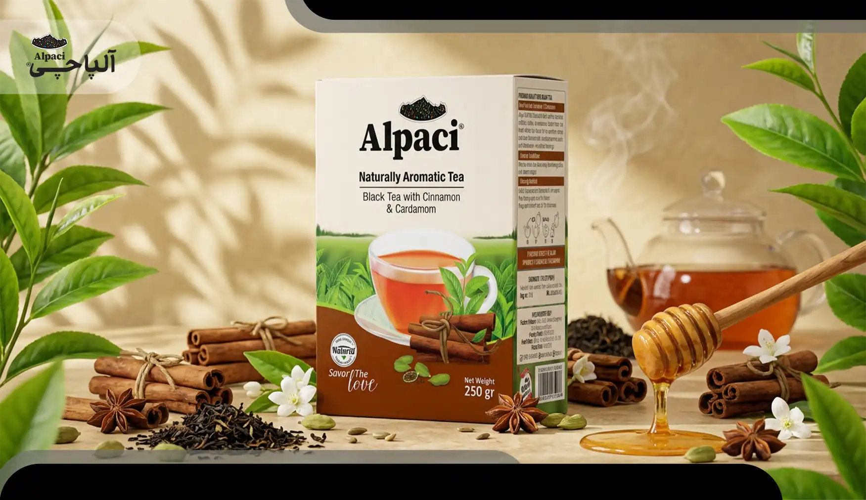 روش دم کردن چای دارچین آلپاچی